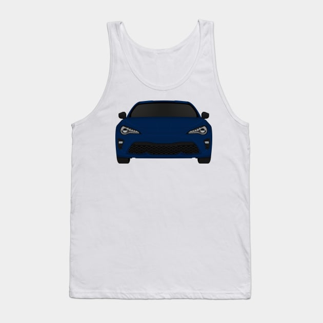 GT86 Dark-blue + black Tank Top by VENZ0LIC